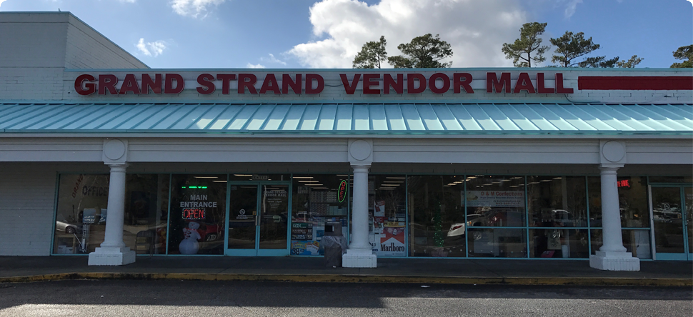 Entrance to Everything Under The Sun Flea Market in Myrtle Beach, home of Hybridica Cell Phone Accessories