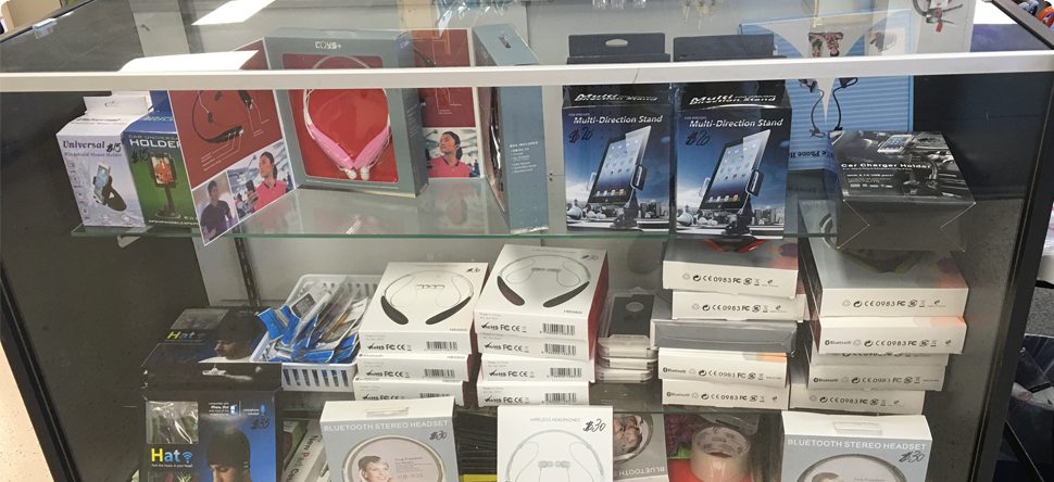 Selfie sticks, Bluetooth headsets, speakers and other accessories available at Hybridica Cell Phone Accessories